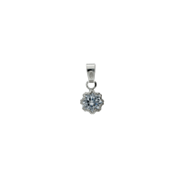 Pendente Damiata Gioielli Donna in Oro bianco Zircone 43/4/102 - 43/4/102